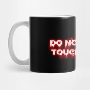 Exclusive "Do Not Touch" Hot Retro T-Shirt Design Mug